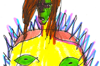 Saddy, painting by David West