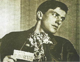 Mayakovsky wearing a silly tie