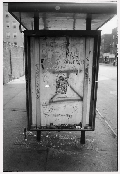 Bus Stop, photograph by Ted Barron