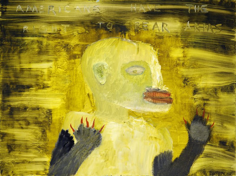 Americans Have the Right to Bear Arms, , a painting by John Lurie