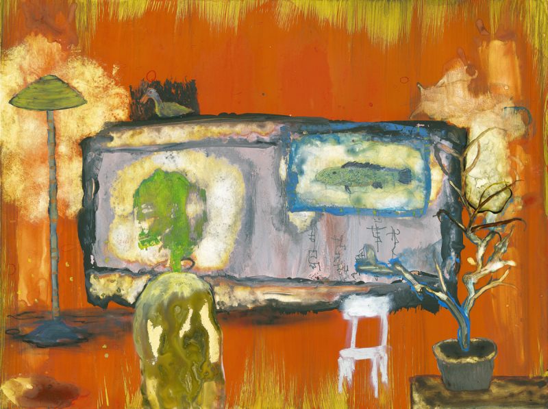 In This Painting the Artist’s Soul Has Been Corroded by Assholism, by John Lurie