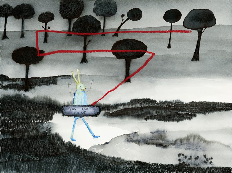 You Are Here, a painting by John Lurie
