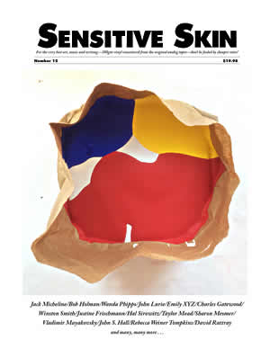 Sensitive Skin #12 cover painting by Julie Torres