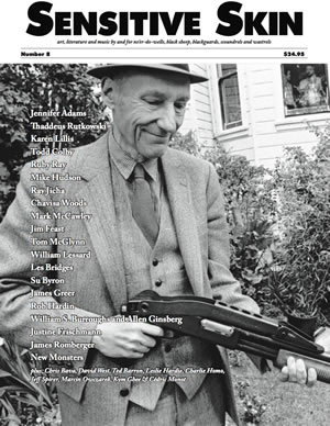 Sensitive Skin #8 cover William S. Burroughs photograph by Ruby Ray