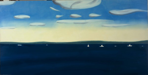 Marine 4.30 pm, painting by Alex Katz