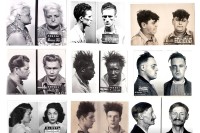 Mugshots collage, from the collection of Mark Michaelson