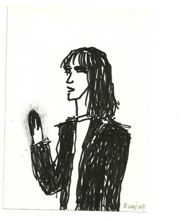 Patti Smith drawing by David West