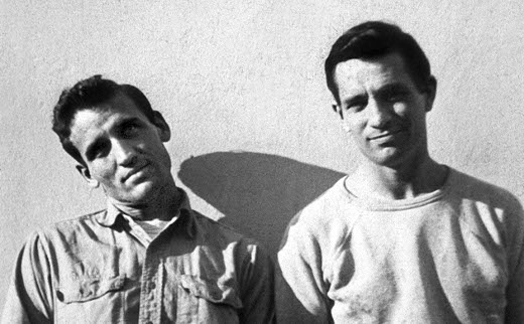 American writer Jack Kerouac (1922-1969) and Neal Cassady in 1952 photo taken by Carolyn Cassady