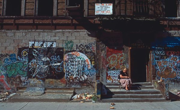 Nowhere, E. 10th St. Ave. B & C, 1983, photograph by Philip Pocock