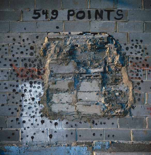 549 Points, Clinton Street, 1984, photograph by Philip Pocock