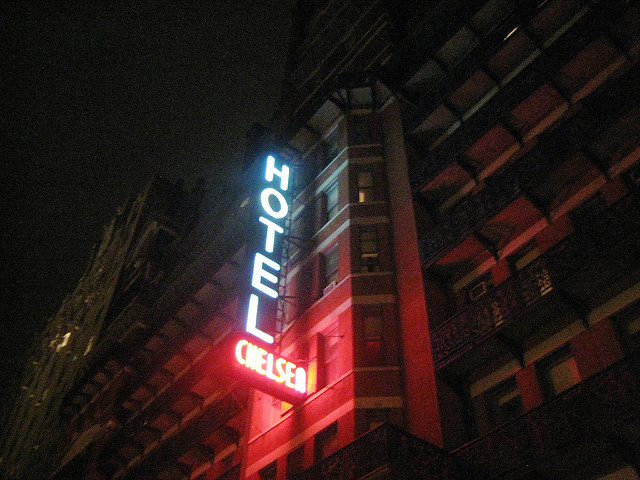 Chelsea Hotel, photograph by Chris Goldberg