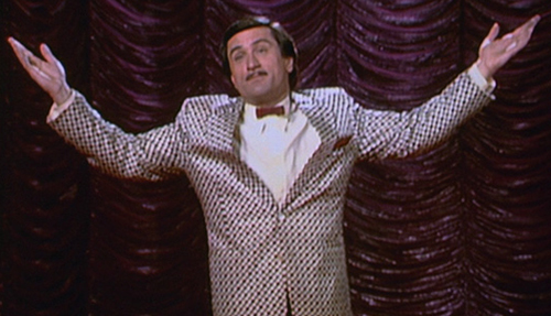 Robert DeNiro as Rupert Pupkin, from Martin Scorsese's "The King of Comedy"