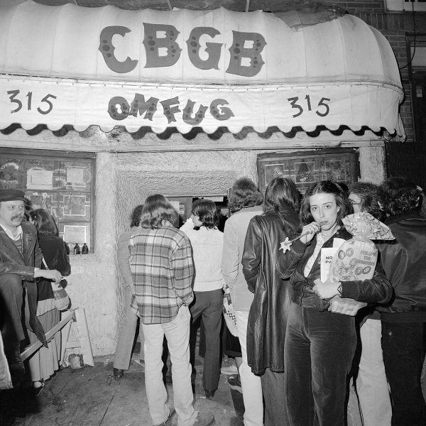 A Flower Outside CBGB April 1977 Meryl Meisler