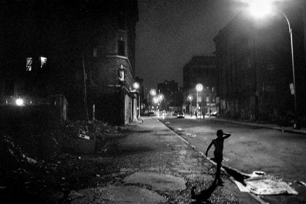 Boy on East 5th Street, July 4, 1984, photograph Ken Schles 
