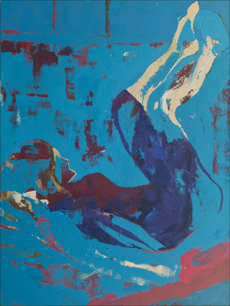 Blue Dreaming painting Geoffrey Stein