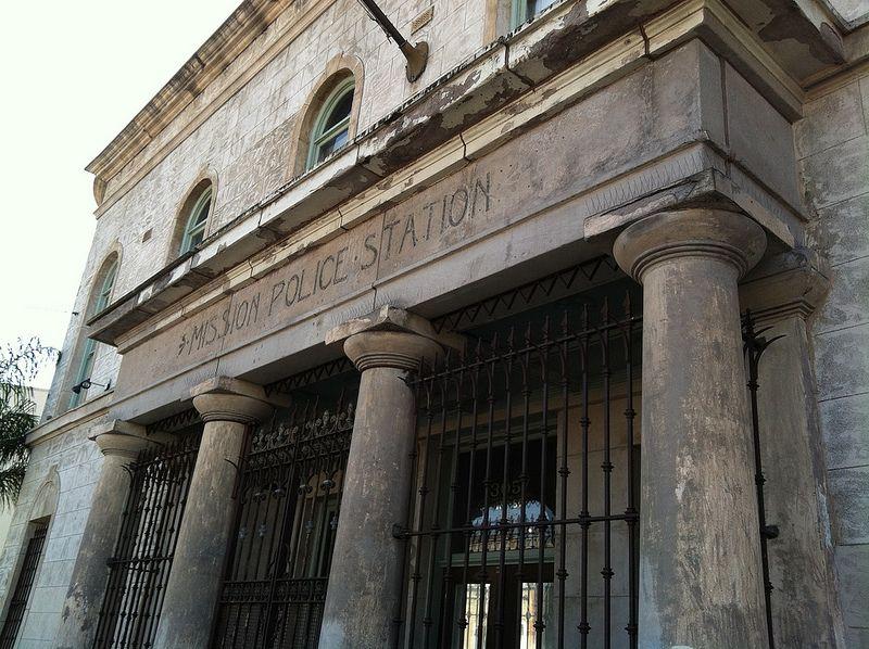 abandoned police station