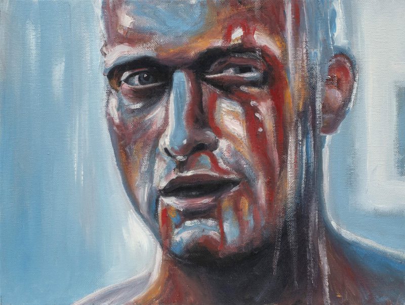 Roy Batty Bladerunner oil painting by Shay Culligan